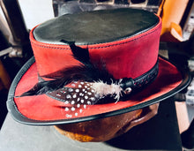 Laden Sie das Bild in den Galerie-Viewer, Zylinder Hut !EINZELSTÜCK! &quot;RED STYLE&quot;
