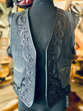 Lederweste !Einzelstück! 